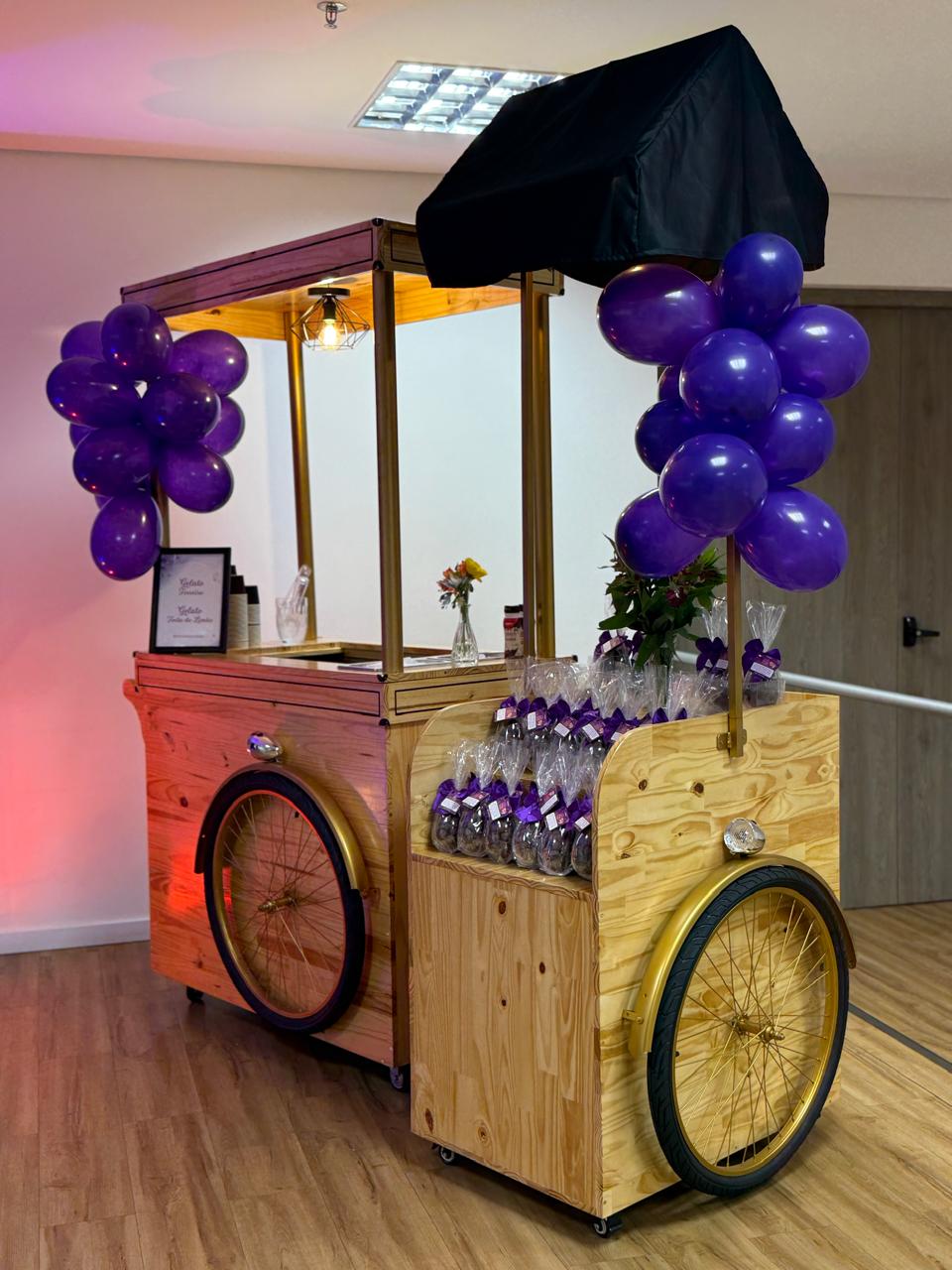 Carrinho de Pipoca Gourmet Festivo